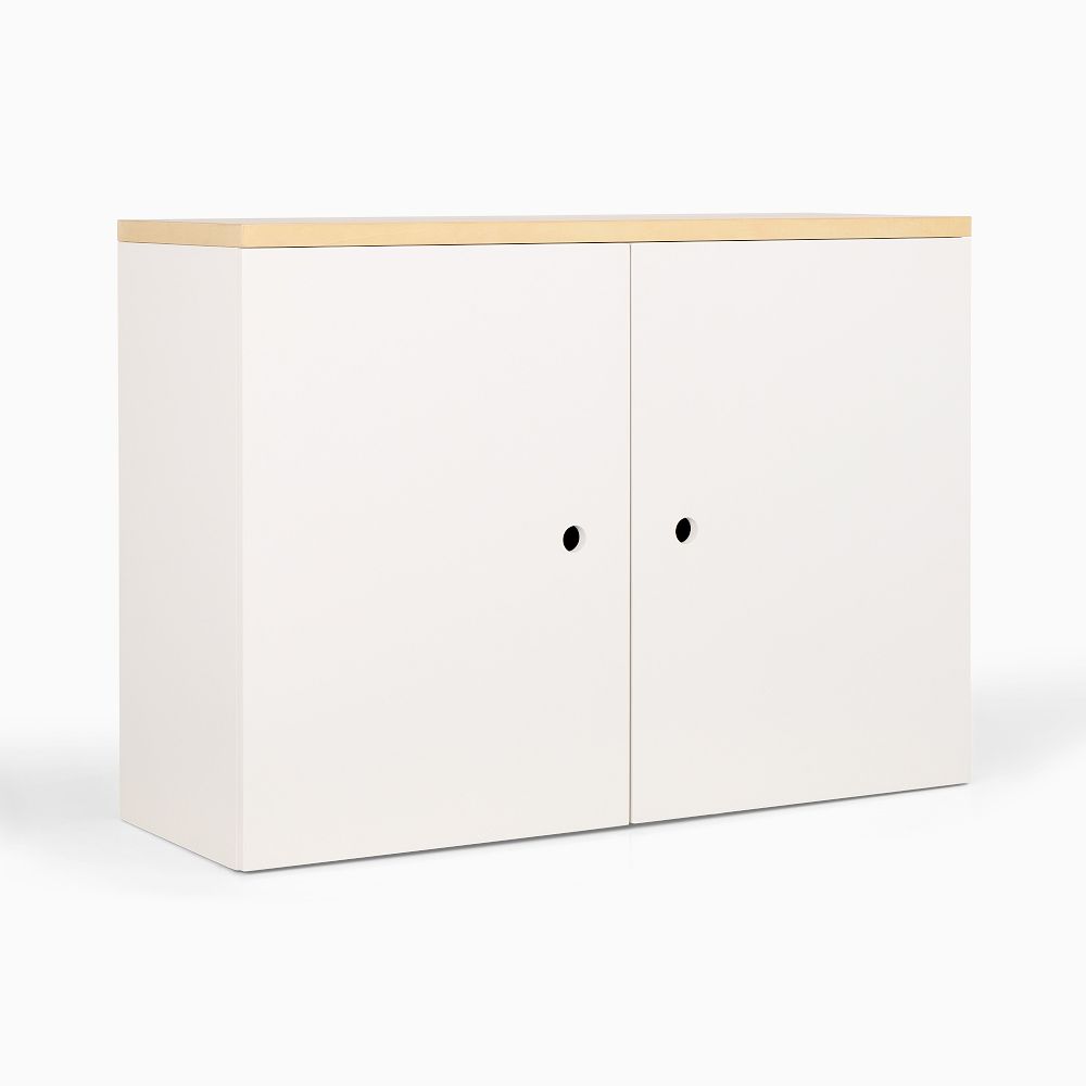 Ziggy Stepped Storage Set Closed Cabinet Hutch
