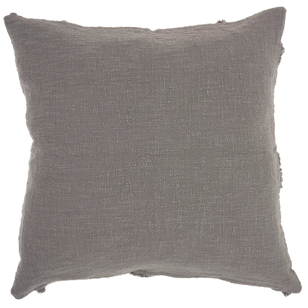 Tracey Square Cotton Pillow Cover With Insert-18"x18"