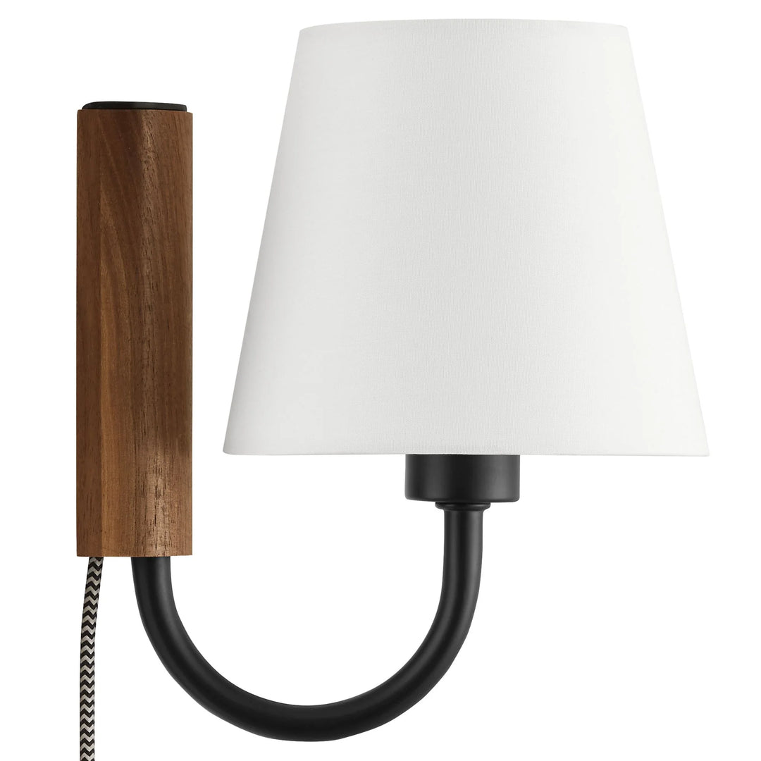 Swiggy Swivel Wall Sconce - Walnut Black