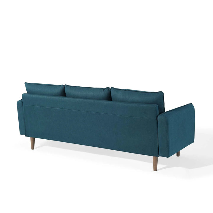 Evie Right Facing Sectional Sofa Azure