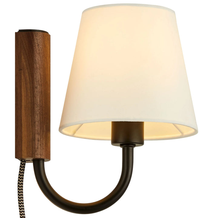 Swiggy Swivel Wall Sconce - Walnut Black