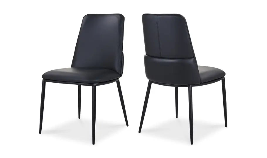 Laso Dining Chair Set of Two - Black