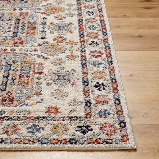 Lovely Lattice Beige Machine Woven Rug