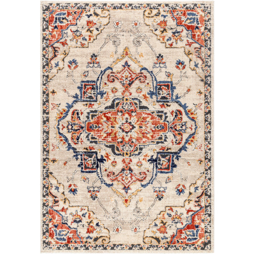 Lovely Lattice Beige Machine Woven Rug