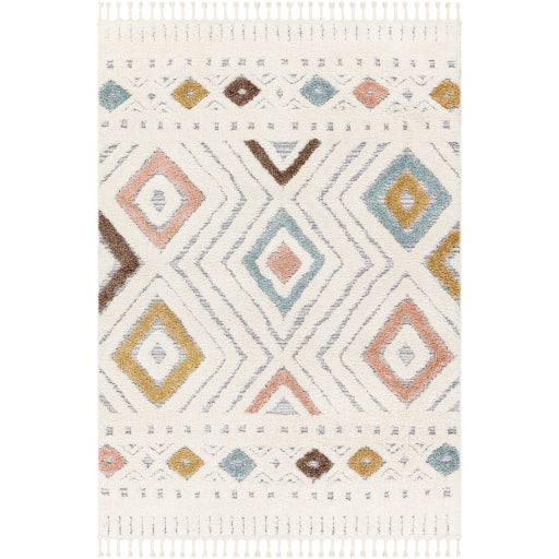 Labyrinthine Lattice Machine Woven Rug