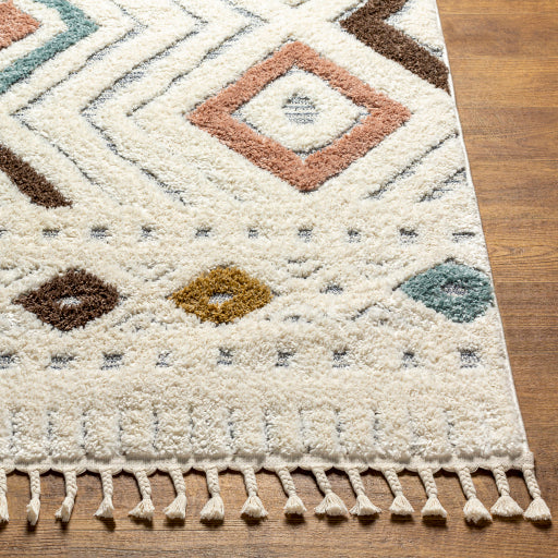 Labyrinthine Lattice Machine Woven Rug