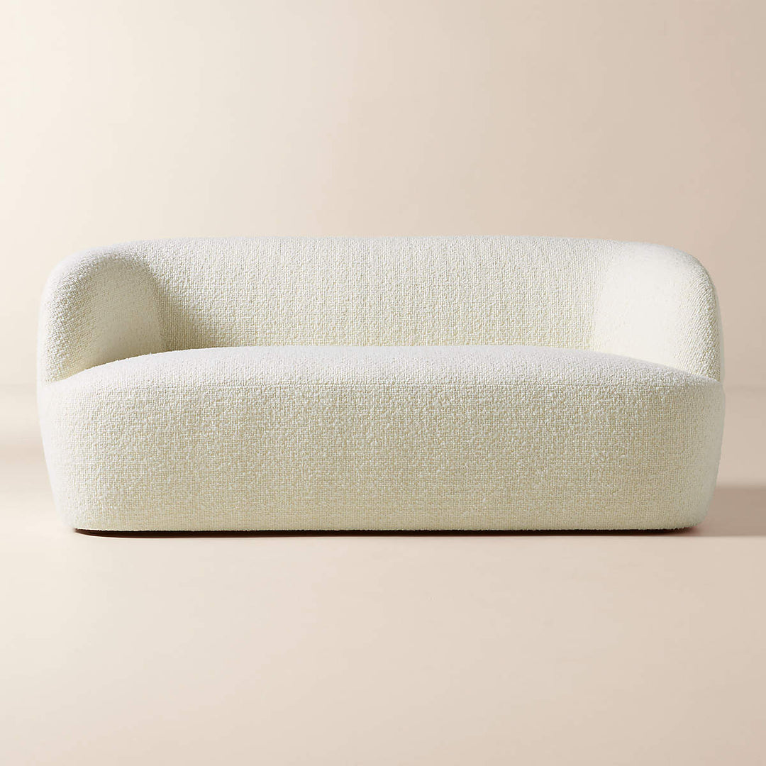 Gwyneth 68" Ivory Boucle Loveseat