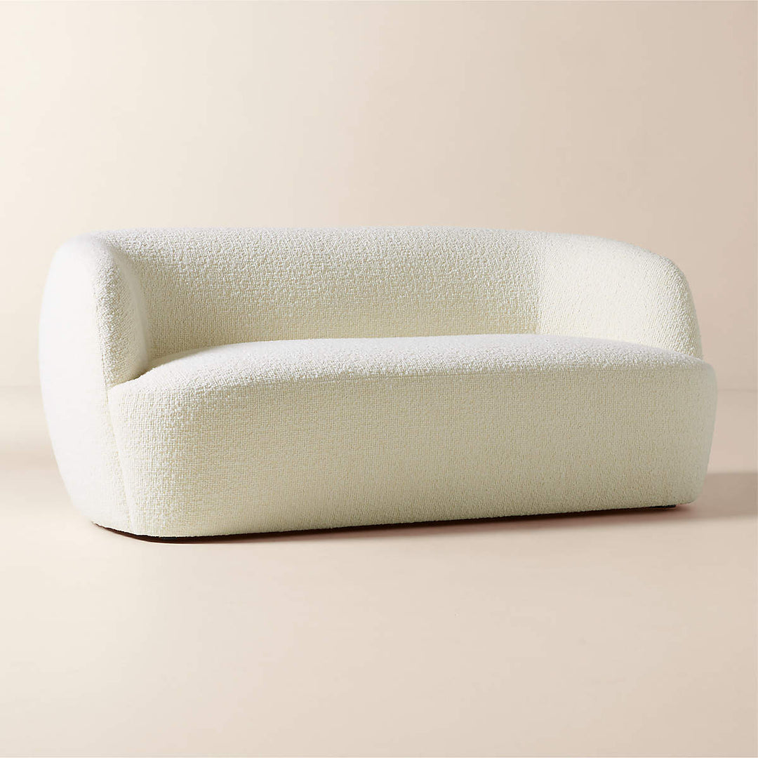 Gwyneth 68" Ivory Boucle Loveseat