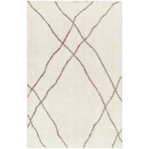 Maryland Shag Majestic Silver Machine Woven Rug