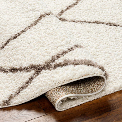 Maryland Shag Majestic Silver Machine Woven Rug