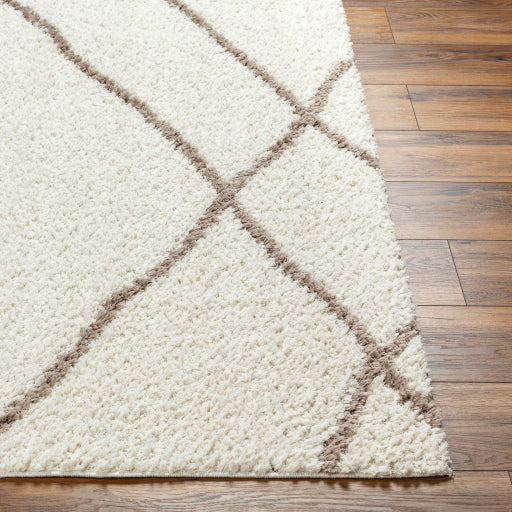 Maryland Shag Majestic Silver Machine Woven Rug