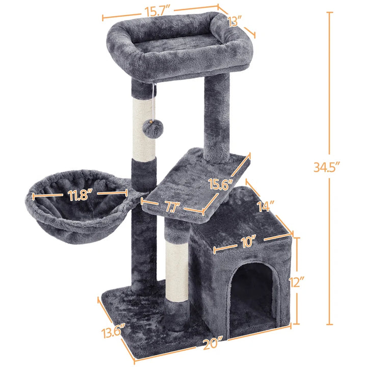 Daum 34.5'' H Cat Tree