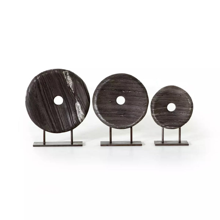 Delin Round Sculpture 3 - Set of 3