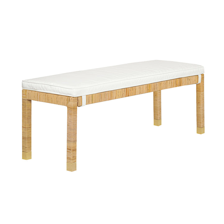 Allana Rattan Bench