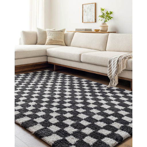 Nicole Noir Handcrafted Area Rug