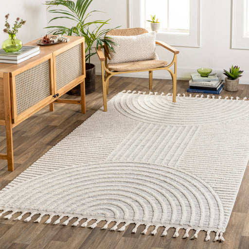 Nora Nautical Machine Woven Area Rug