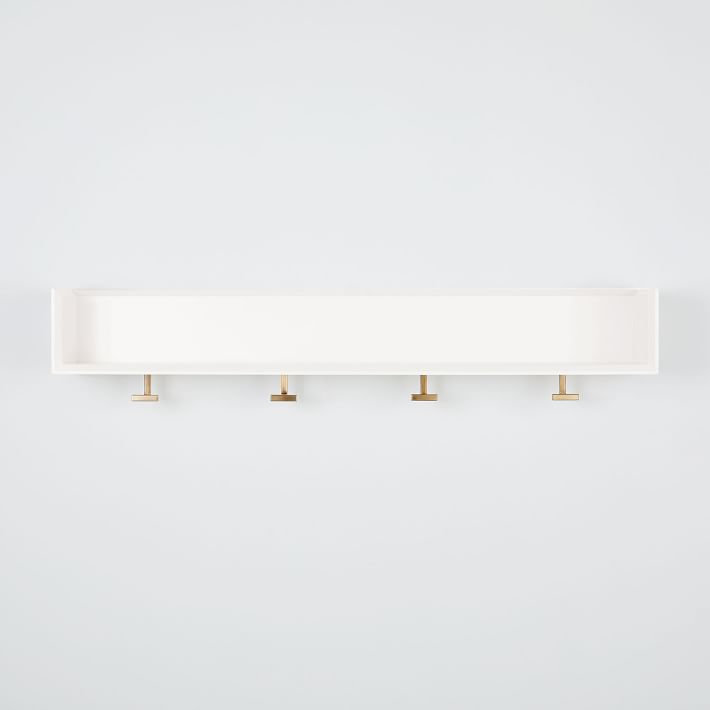 Nolan Wall Shelf with Hooks