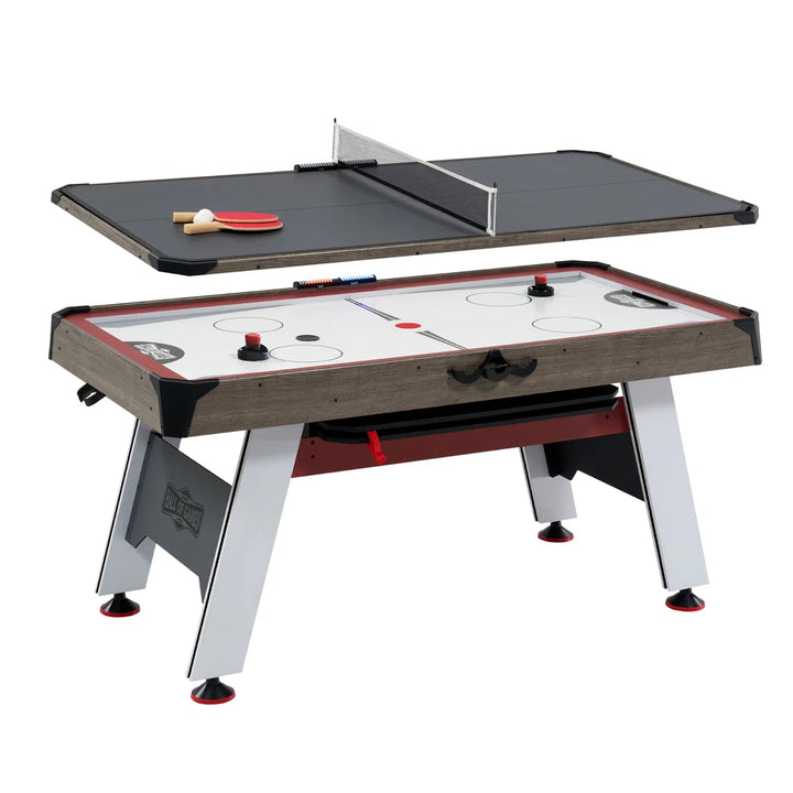 Hall Of Games 66" Air Hockey with Table Tennis Top and LED Scorer