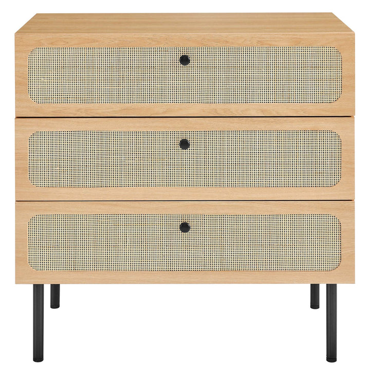 Charlotte 3-Drawer Chest in Oak