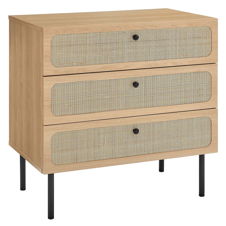 Charlotte 3-Drawer Chest in Oak