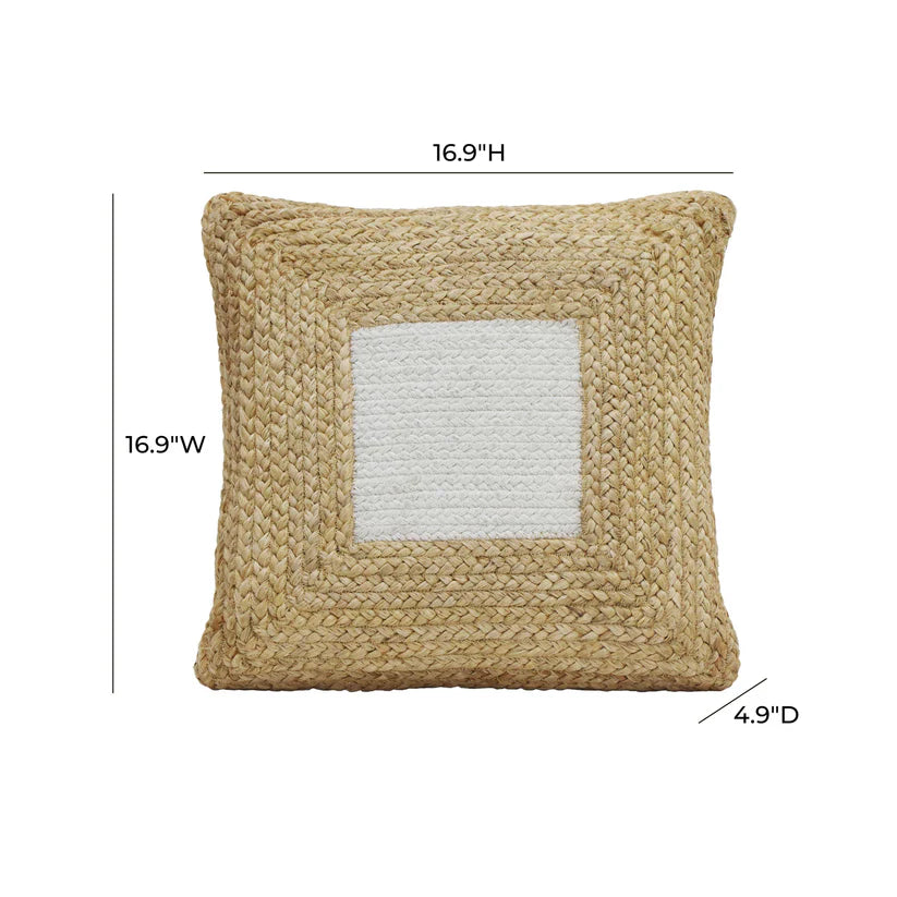 Joro Jute Accent Pillow