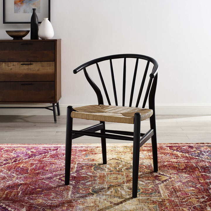 Flora Spindle Wood Dining Side Chair