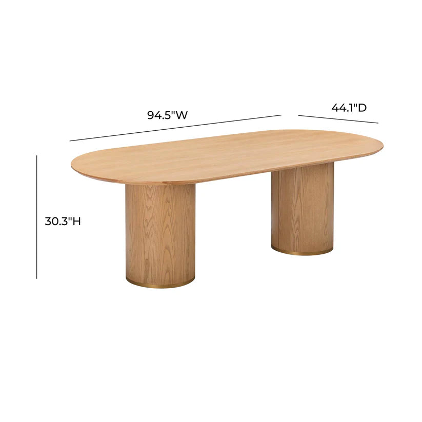 Brodi 95" Oval Dining Table