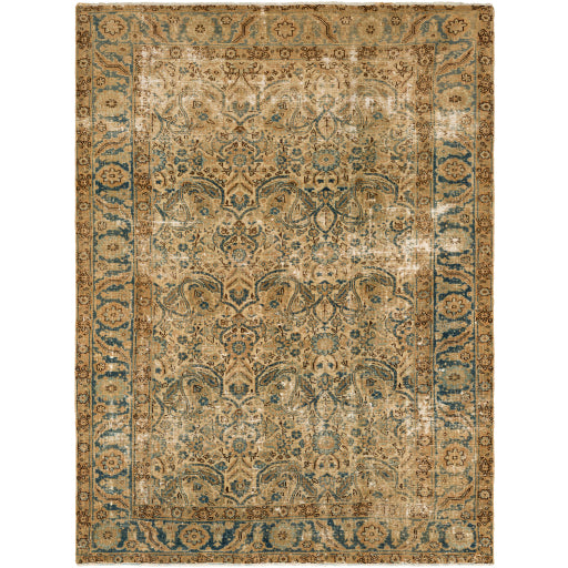 Antique Original Ornate Opulence Handwoven Rug