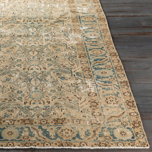 Antique Original Ornate Opulence Handwoven Rug