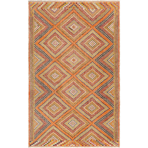 Antique One of a Kind Ornate Oushak-Originated Handwoven Rug