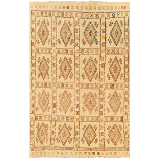 Antique Original Oriental Oasis Handwoven Rug