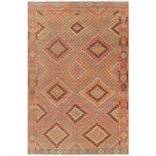 Antique One of a Kind Ornate Oasis Handmade Rug