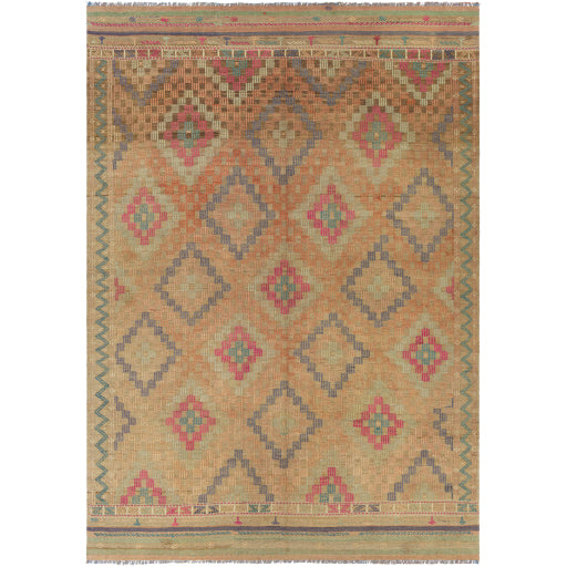 Antique One of a Kind Opulent Oasis Handmade Rug