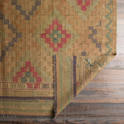 Antique One of a Kind Opulent Oasis Handmade Rug