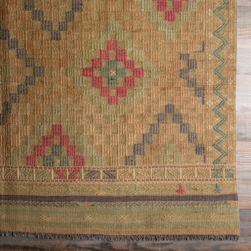 Antique One of a Kind Opulent Oasis Handmade Rug