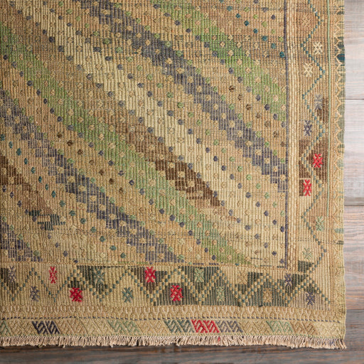 Antique One of a Kind Oriental Ornament Handcrafted Carpet