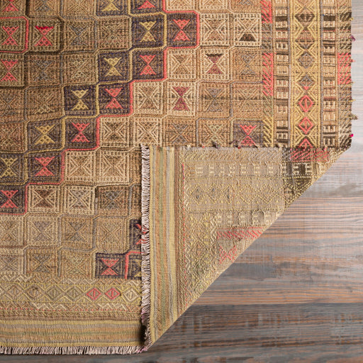 Antique Original One-of-a-Kind Ornate Oushak Handcrafted Rug