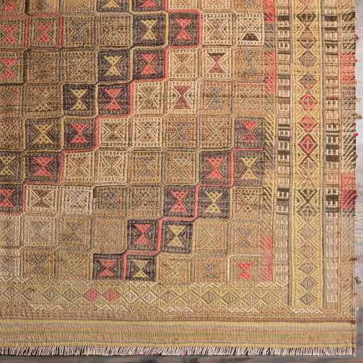 Antique Original One-of-a-Kind Ornate Oushak Handcrafted Rug
