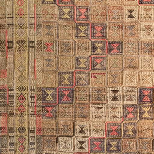 Antique Original One-of-a-Kind Ornate Oushak Handcrafted Rug