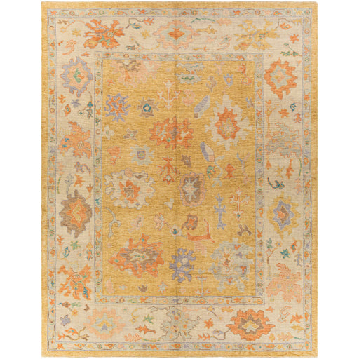 Antique One of a Kind Opulent Oasis Handmade Rug