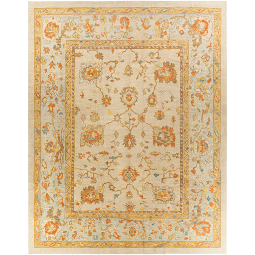 Antique Opulent Oriental Oasis Handcrafted Rug