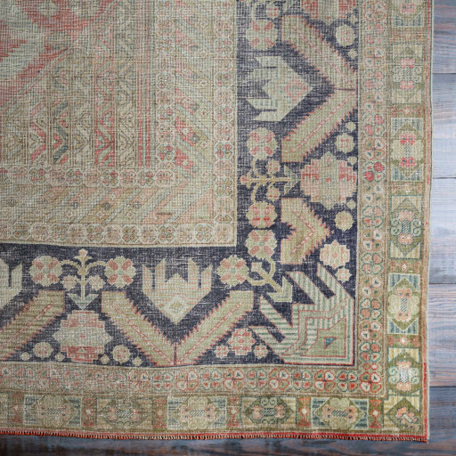 Antique One of a Kind Opulent Oushak-Origin Handmade Rug