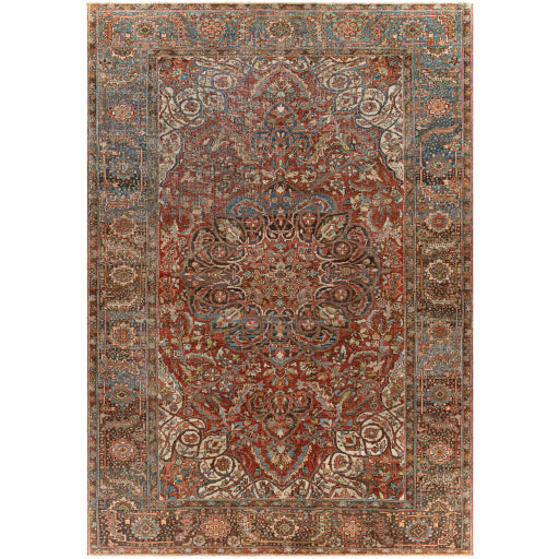 Singular Original Oriental Knot Handcrafted Carpet