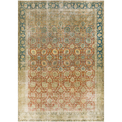 Antique One of a Kind Opulent Oriental Handwoven Rug
