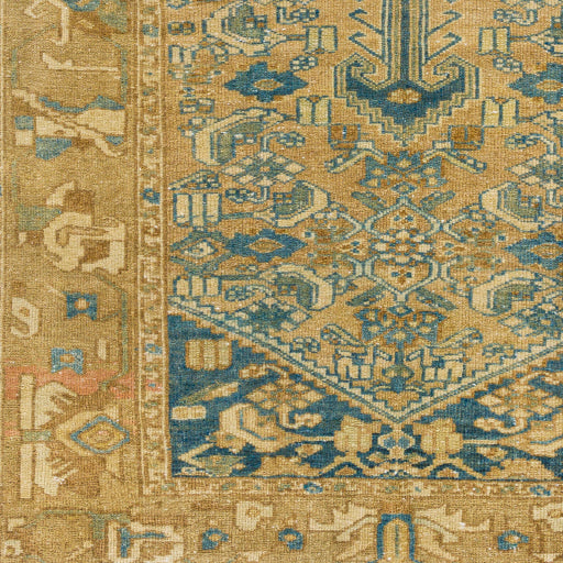 Antique One of a Kind Ornate Oushak-Origin Handcrafted Runner