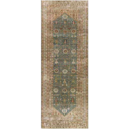 Antique One of a Kind Opulent Oasis Handmade Rug