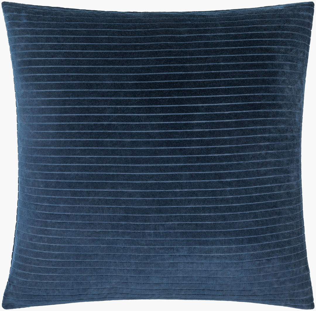 Velvet Stripes Pillow 20x20 w Poly Insert