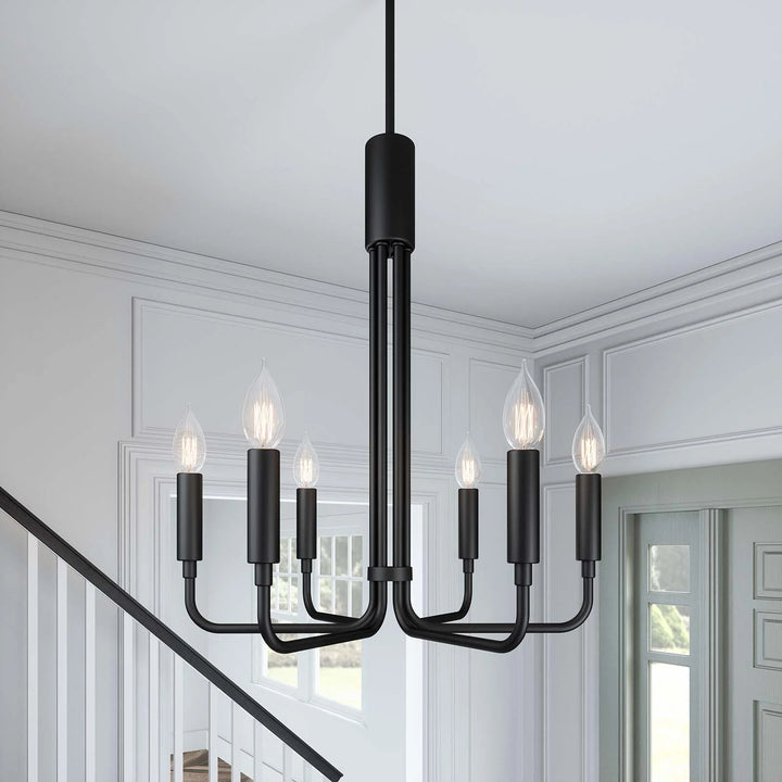 6-Light Candle Chandelier