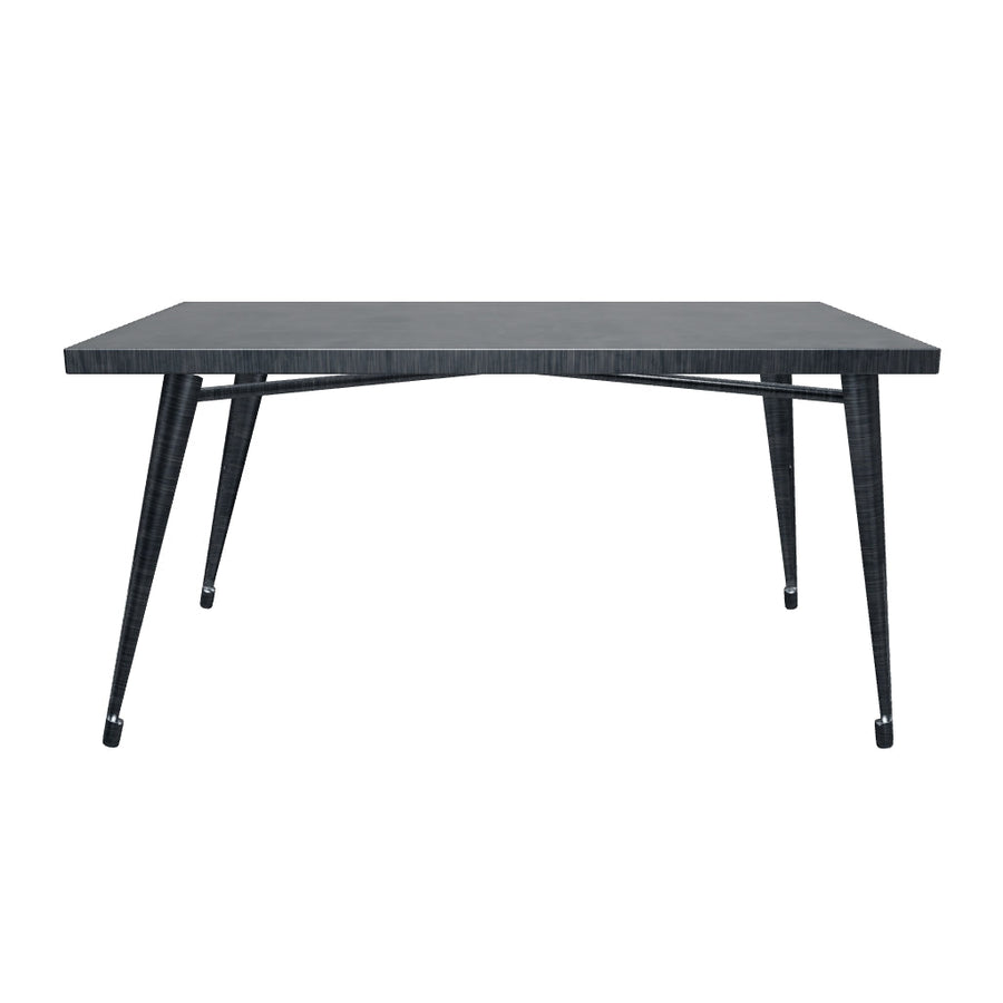 Crila Rectangle Metal Dining Table