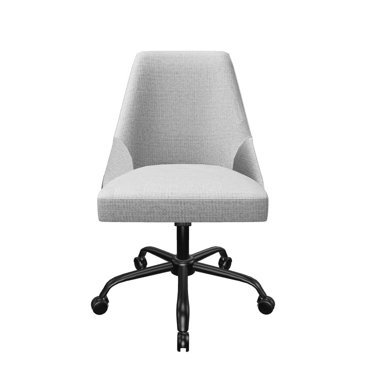 Nate Swivel Upholstered Office Chair - Gray